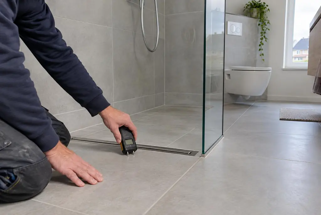 Lekdetectie Austerlitz – badkamer in een nieuwbouwwoning