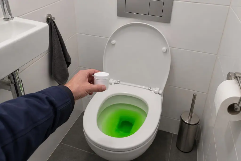 Lekdetectie Austerlitz – kleurstoftest bij een lekkend toilet