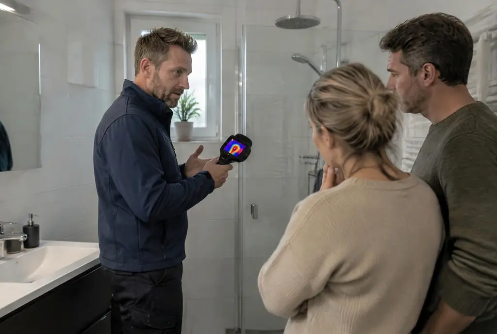 Lekdetectie Austerlitz – specialist legt bevindingen uit aan bewoner
